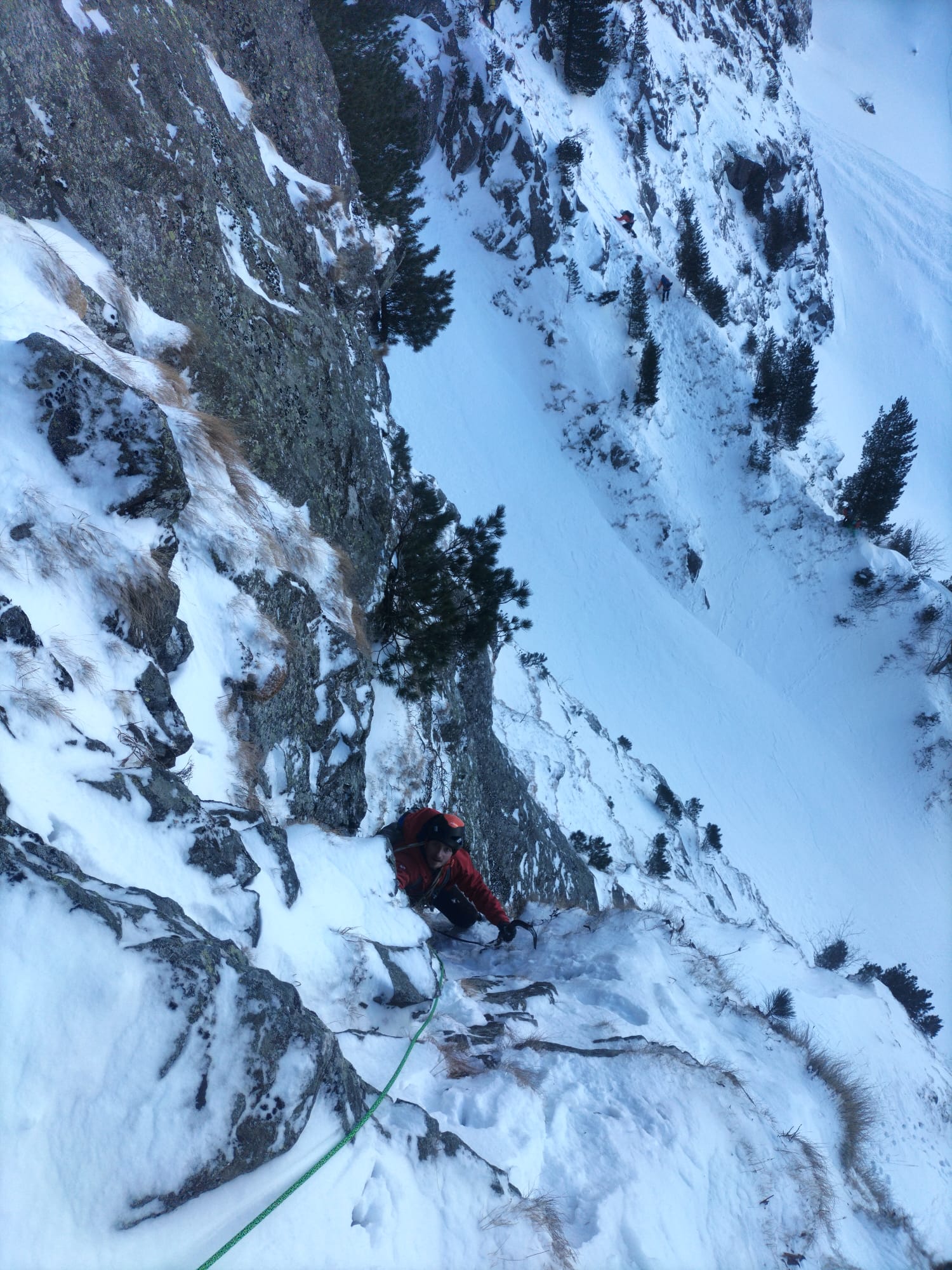 Winter climbing